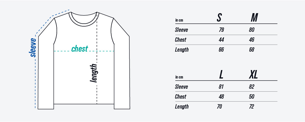 size chart termica uomo